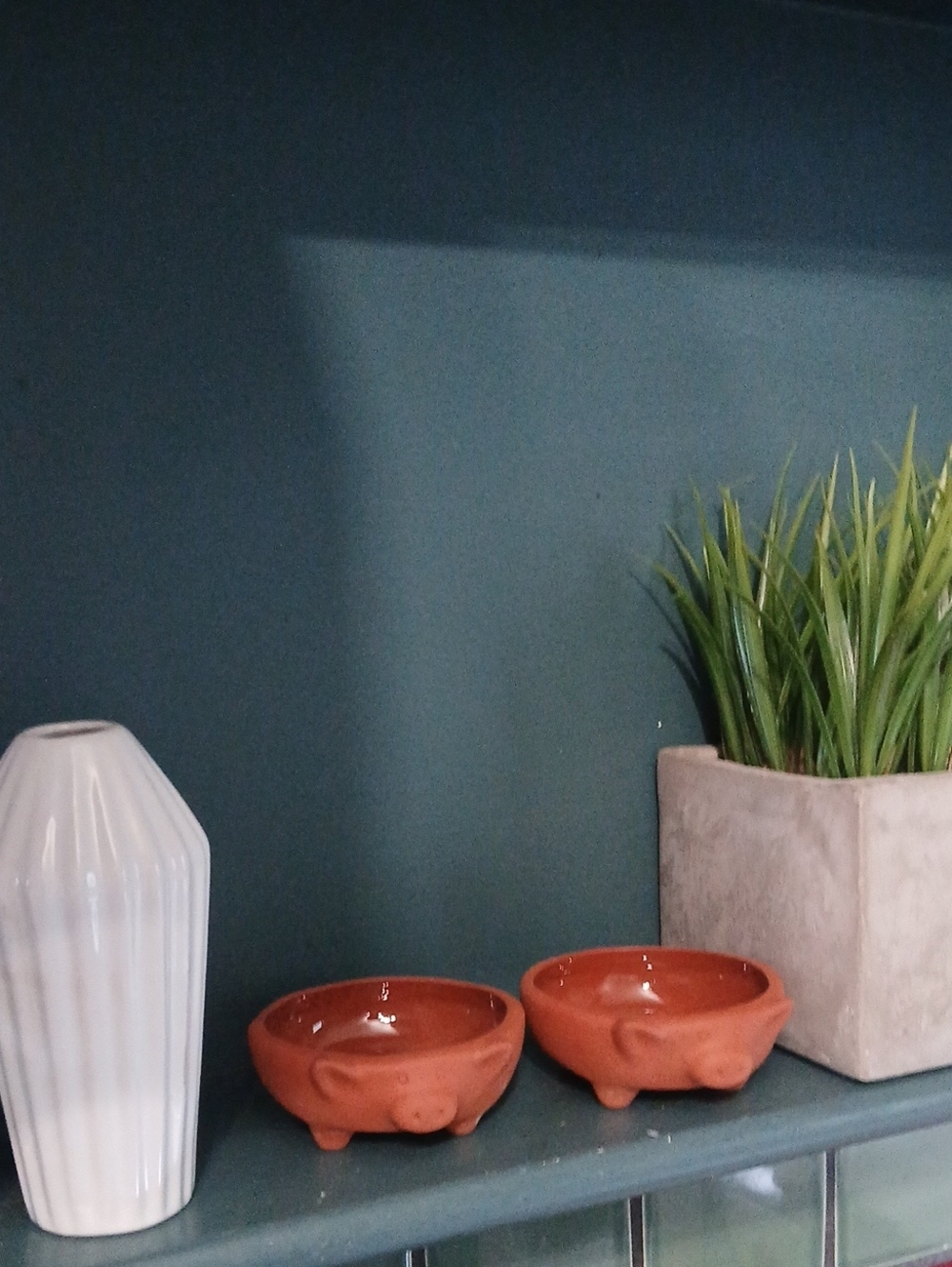 Tag Terracotta Red Clay Cochinito Mini Spice Bowls Dishes Microwave Safe